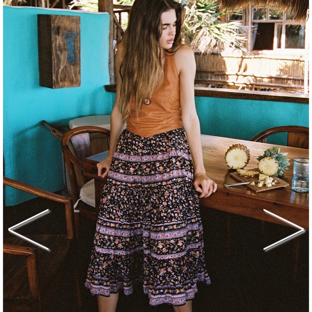 Arnhem night shade gypsy skirt